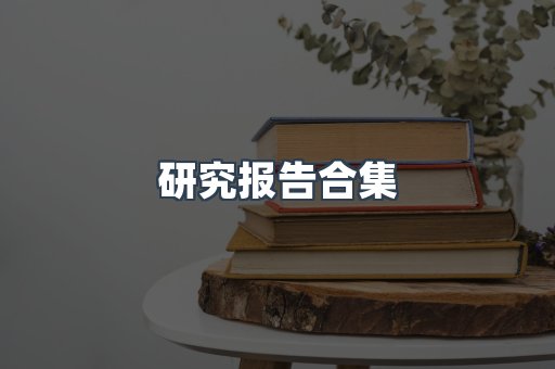 研究报告合集